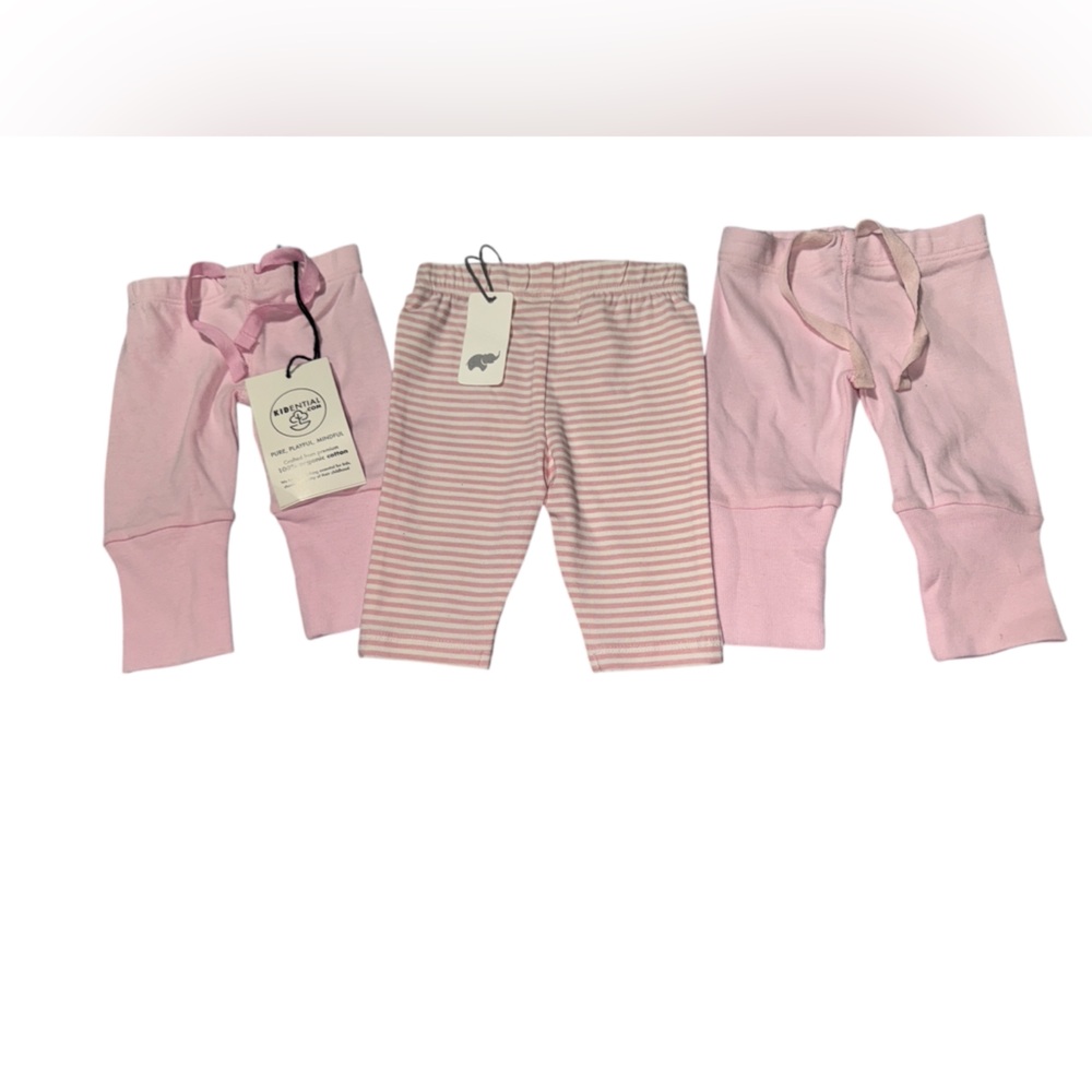 Monica & Andy - Kidential Pink Baby Pants Set